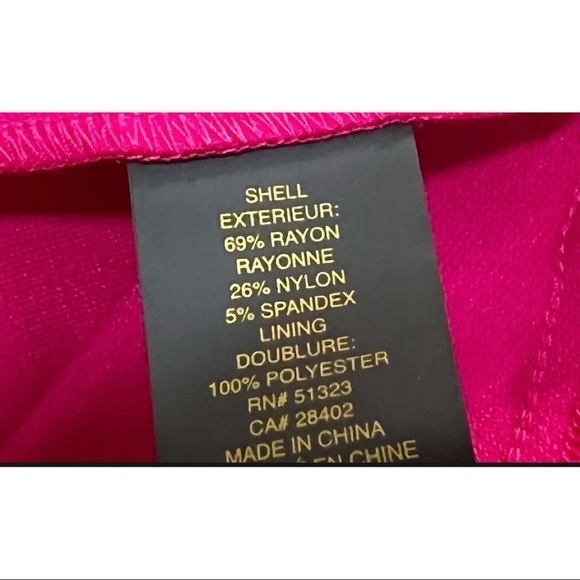 Cynthia Steffe Sz 8 Pink Tiered Scalloped Layered m Ponte Knit Strapless Dress - Picture 11 of 12